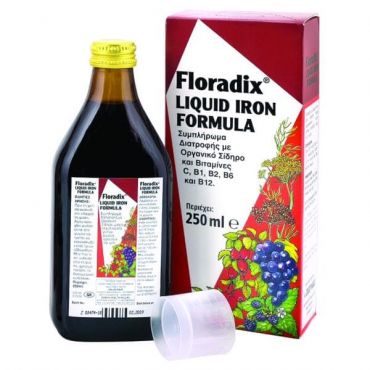 Power Health Floradix Liquid Iron Formula 250ml - Μέταλλα - Ιχνοστοιχεία στο Pharmeden.gr