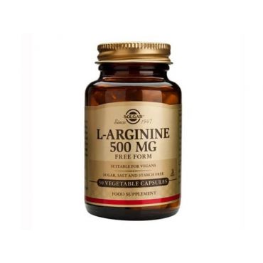 Solgar L-Arginine 500mg 50caps - Συμπληρώματα Διατροφής στο Pharmeden.gr