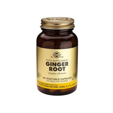 Solgar Ginger Root 100caps - Συμπληρώματα Διατροφής στο Pharmeden.gr