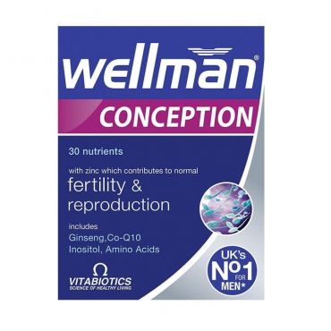 Vitabiotics Wellman Conception 30 tabs - Συμπληρώματα Διατροφής στο Pharmeden.gr