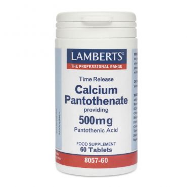 Lamberts Calcium Pantothenate 500mg B-5 T/R 60 tabs - Συμπληρώματα Διατροφής στο Pharmeden.gr