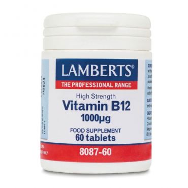 Lamberts B-12 1000mcg ( Methilcobalamin ) 60 tabs - Συμπληρώματα Διατροφής στο Pharmeden.gr