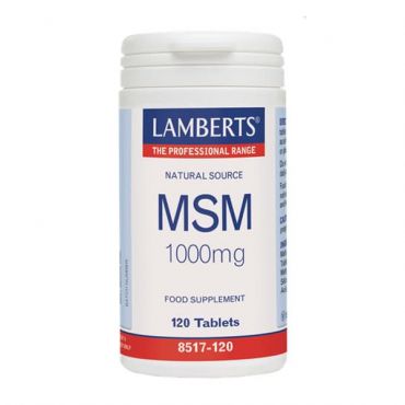 Lamberts MSM 1000mg 120 tabs - Συμπληρώματα Διατροφής στο Pharmeden.gr