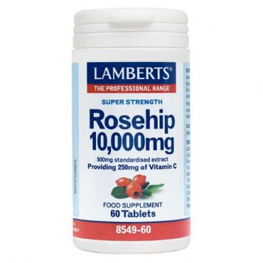 Lamberts Rose Hip 10.000mg 60 tabs - Συμπληρώματα Διατροφής στο Pharmeden.gr