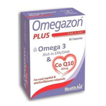 Health Aid Omegazon Plus 60caps - Συμπληρώματα στο Pharmeden.gr