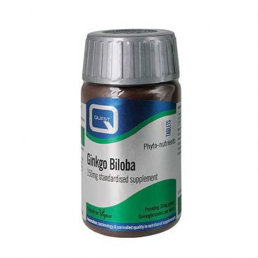 Quest Ginkgo Biloba 150 mg Extract 30 tabs - Συμπληρώματα Διατροφής στο Pharmeden.gr