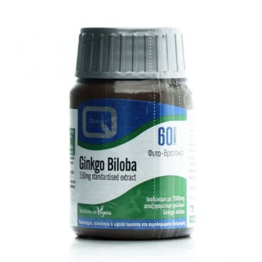 Quest Ginkgo Biloba 150 mg 60 tabs - Συμπληρώματα Διατροφής στο Pharmeden.gr