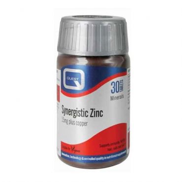 Quest Synergistic Zinc 30 tabs - Συμπληρώματα στο Pharmeden.gr