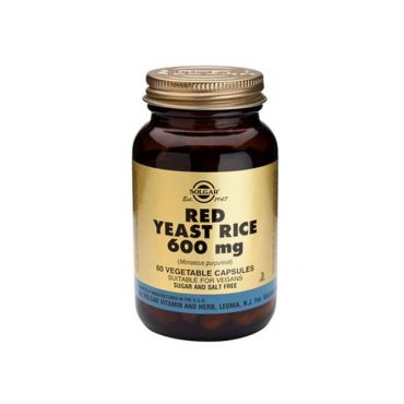 Solgar Red Yeast Rice 600mg 60 veg. caps - Συμπληρώματα Διατροφής στο Pharmeden.gr