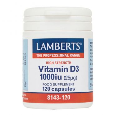Lamberts Vitamin D3 1000iu 120 caps - Βιταμίνες στο Pharmeden.gr