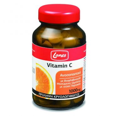 Lanes Vitamin C 1000mg 60tbs - Βιταμίνες στο Pharmeden.gr