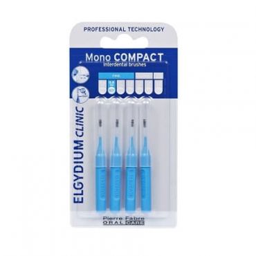 Elgydium Clinic Mono Compact Blue 0.4 4 τεμ - Στοματική Υγιεινή στο Pharmeden.gr