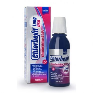 Intermed Chlorhexil 0.20% Mouthwash Long Use Στοματικό Διάλυμα 250ml - Στοματική Υγιεινή στο Pharmeden.gr