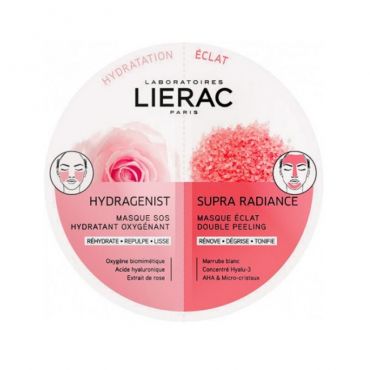 Lierac Duo Masques Hydragenist & Supra Radiance 2x6ml - Πρόσωπο στο Pharmeden.gr