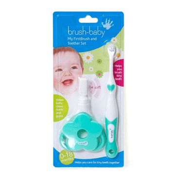 Baby Brush FirstBrush and Teether Set 0-18 μηνών - Παιδιά στο Pharmeden.gr