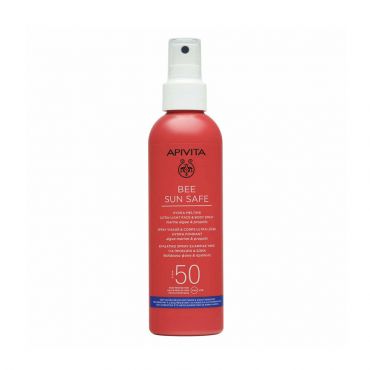 Apivita Ενυδατικό Spray Ελαφριάς Υφής για Πρόσωπο & Σώμα SPF50 200ml - Αντηλιακά στο Pharmeden.gr