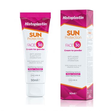 Histoplastin Sun Face Cream to Powder SPF30 50ml - Αντηλιακά στο Pharmeden.gr
