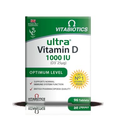 Vitabiotics Ultra-D3 1000IU 96 tabs - Συμπληρώματα Διατροφής στο Pharmeden.gr
