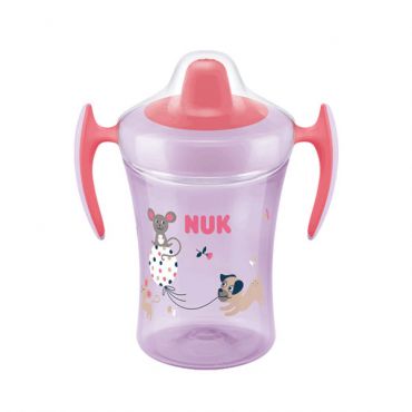 Nuk Easy Learning Trainer Cup 6m+ 230ml Ροζ - Αξεσουάρ για Μωρά στο Pharmeden.gr