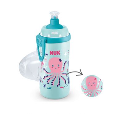 Nuk Junior Cup Παγουράκι που Αλλάζει Χρώμα 18m+ Octopus 300ml - Αξεσουάρ για Μωρά στο Pharmeden.gr