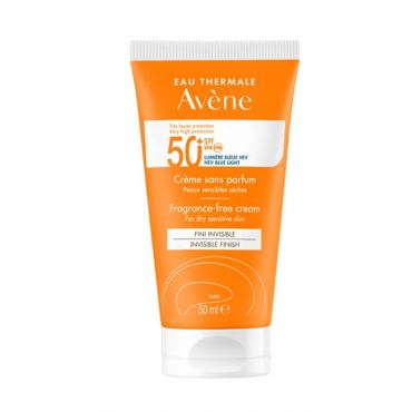 Avene Soins Solaire Fragrance Free Cream for Dry Sensitive Skin SPF50+ 50ml - Αντηλιακά στο Pharmeden.gr