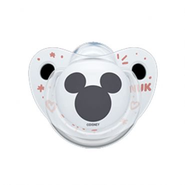 Nuk Trendline  Disney Mickey Πιπίλα Σιλικόνης Λευκό 0-6m 1 τεμ - Αξεσουάρ για Μωρά στο Pharmeden.gr
