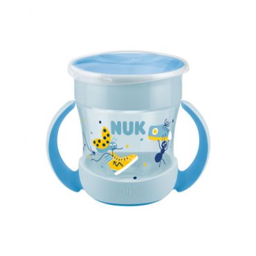 Nuk Mini Magic Cup με Χείλος και Καπάκι Blue Rollers 160ml - Αξεσουάρ για Μωρά στο Pharmeden.gr