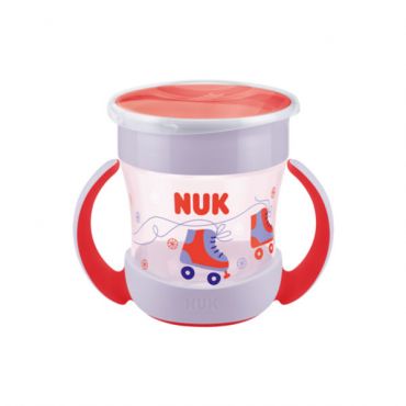 Nuk Mini Magic Cup με Χείλος και Καπάκι Red Rollers 160ml - Αξεσουάρ για Μωρά στο Pharmeden.gr