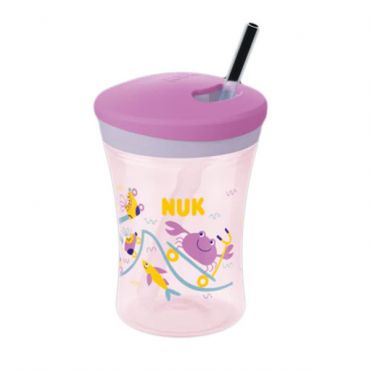 Nuk Action Cup Ροζ 230ml - Αξεσουάρ για Μωρά στο Pharmeden.gr