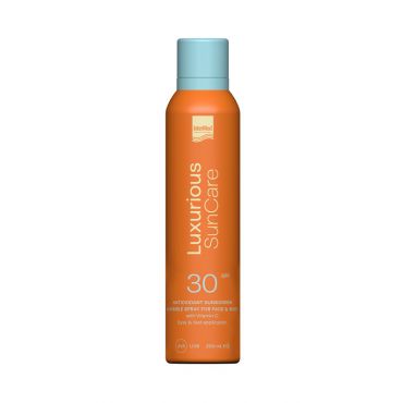 Intermed Luxurious Suncare Antioxidant Sunscreen Invisible Spray SPF 30 200ml - Αντηλιακά στο Pharmeden.gr