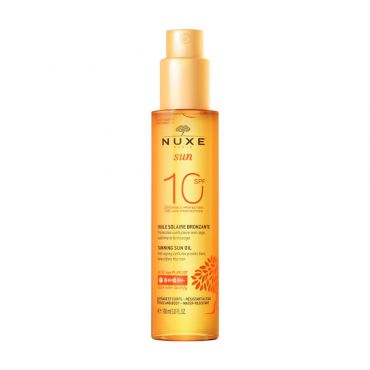 Nuxe Sun Tanning Oil Λάδι Μαυρίσματος για Πρόσωπο & Σώμα SPF10 150ml - Αντηλιακά στο Pharmeden.gr