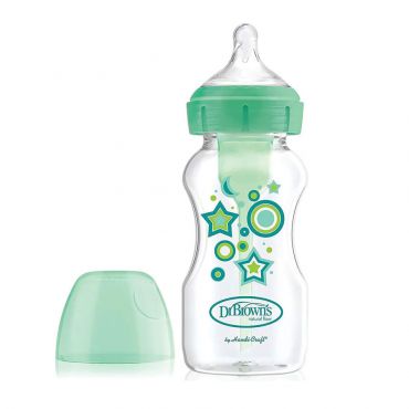 Dr Brown's Options WB91806 Anti-Colic Bottle 0+m Πράσινο 270ml - Αξεσουάρ για Μωρά στο Pharmeden.gr