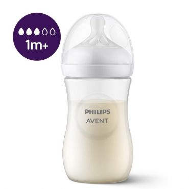 Avent Natural Μπιμπερό Πλαστικό χωρίς BPA 260ml - Αξεσουάρ για Μωρά στο Pharmeden.gr