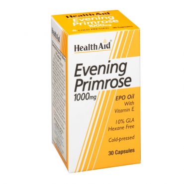 Health Aid Evening Primrose Oil 1000mg & Vitamin E 30caps - Συμπληρώματα Διατροφής στο Pharmeden.gr