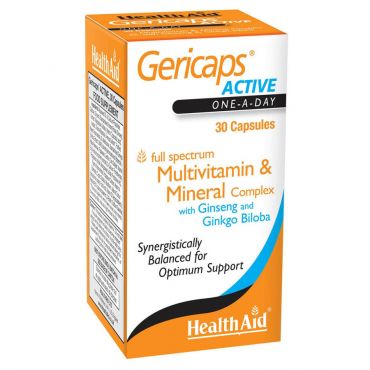 Health Aid Gericaps Active Multivit 30caps - Βιταμίνες στο Pharmeden.gr