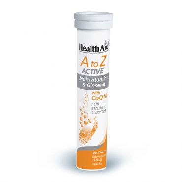 Health Aid A to Z Active Multivit Effervescent 20tabs - Συμπληρώματα Διατροφής στο Pharmeden.gr