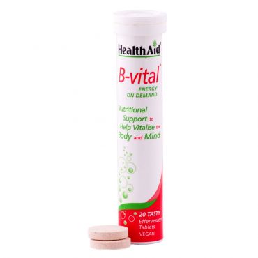 Health Aid B-vital Effervescent 20tabs - Συμπληρώματα Διατροφής στο Pharmeden.gr