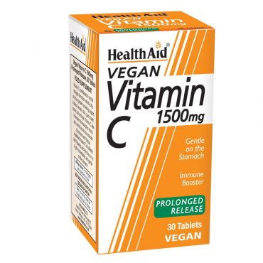 Health Aid Vitamin C 1500mg Prolonged Release 30tabs - Συμπληρώματα Διατροφής στο Pharmeden.gr