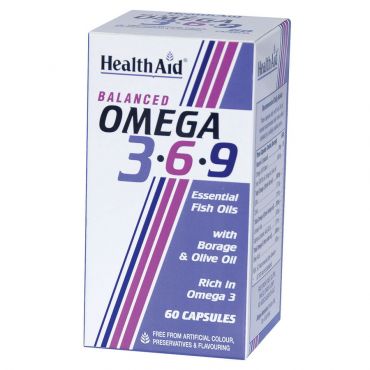 Health Aid Omega 3-6-9 60caps - Συμπληρώματα Διατροφής στο Pharmeden.gr