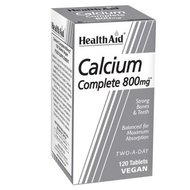 Health Aid Calcium Complete 800mg 120tabs - Συμπληρώματα Διατροφής στο Pharmeden.gr