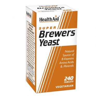 Health Aid Super Brewers Yeast 240tabs - Συμπληρώματα Διατροφής στο Pharmeden.gr