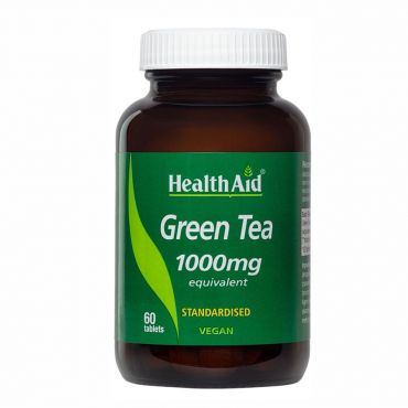 Health Aid Green Tea Extract 1000mg 60 tabs - Συμπληρώματα Διατροφής στο Pharmeden.gr