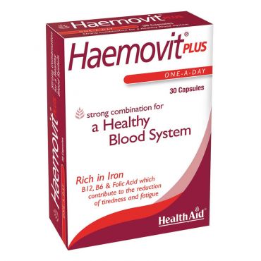 Health Aid Haemovit Plus 30caps - Συμπληρώματα Διατροφής στο Pharmeden.gr