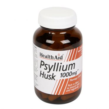 Health Aid Psyllium Husk 1000mg 60caps - Συμπληρώματα Διατροφής στο Pharmeden.gr