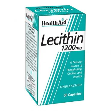Health Aid Lecithin 1200mg 50caps - Συμπληρώματα Διατροφής στο Pharmeden.gr