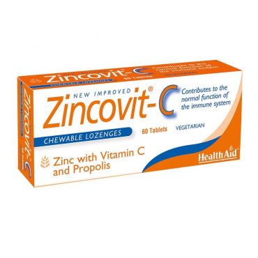 Health Aid Zincovit C 60 tabs - Συμπληρώματα Διατροφής στο Pharmeden.gr