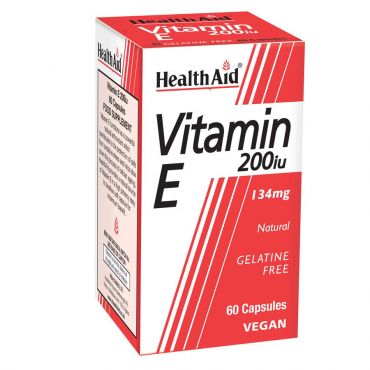 Health Aid Vitamin E 200iu 60caps - Βιταμίνες στο Pharmeden.gr