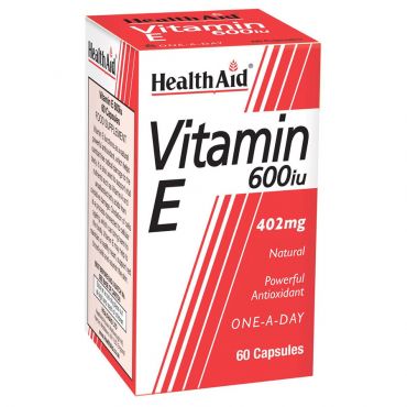 Health Aid Vitamin Ε 600iu 60caps - Βιταμίνες στο Pharmeden.gr