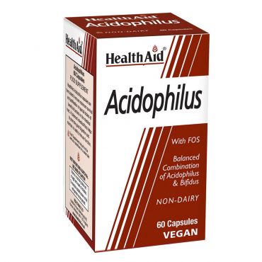 Health Aid Acidophilus 60 caps - Συμπληρώματα στο Pharmeden.gr