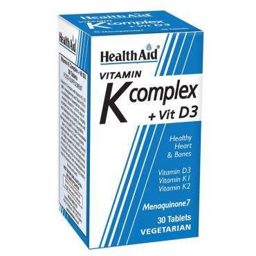 Health Aid Vitamin K Complex + Vit. D3 30 tabs - Βιταμίνες στο Pharmeden.gr